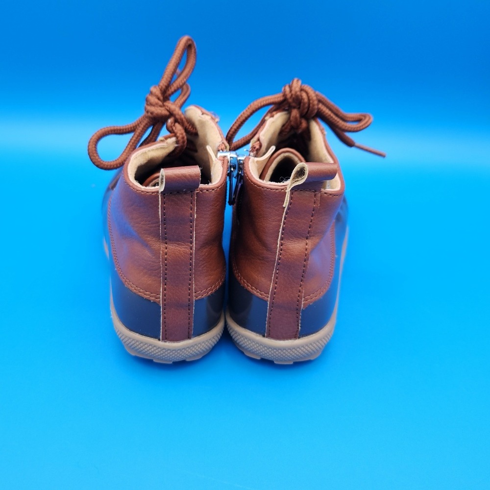 Stepping Stones Grey/Brown‎ Toddler Duck Boots size 8 - Picture 5 of 11